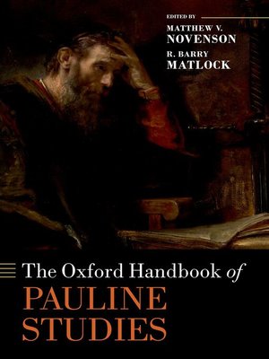 cover image of The Oxford Handbook of Pauline Studies